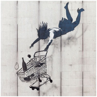 Banksy street art (CC/QuentinUK)