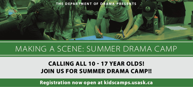 Ad for Making a Scene summer drama camp