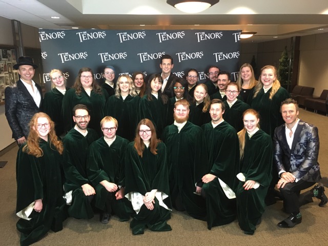 The Greystone Singers singing with The Tenors