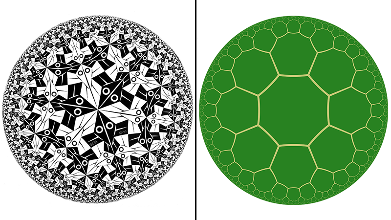 Circle Limit I by Escher, and octagons