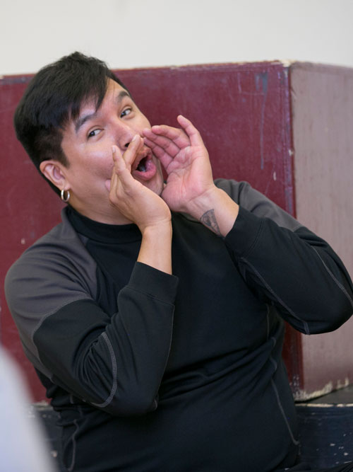 Aboriginal Theatre Program student Lorne Duquette