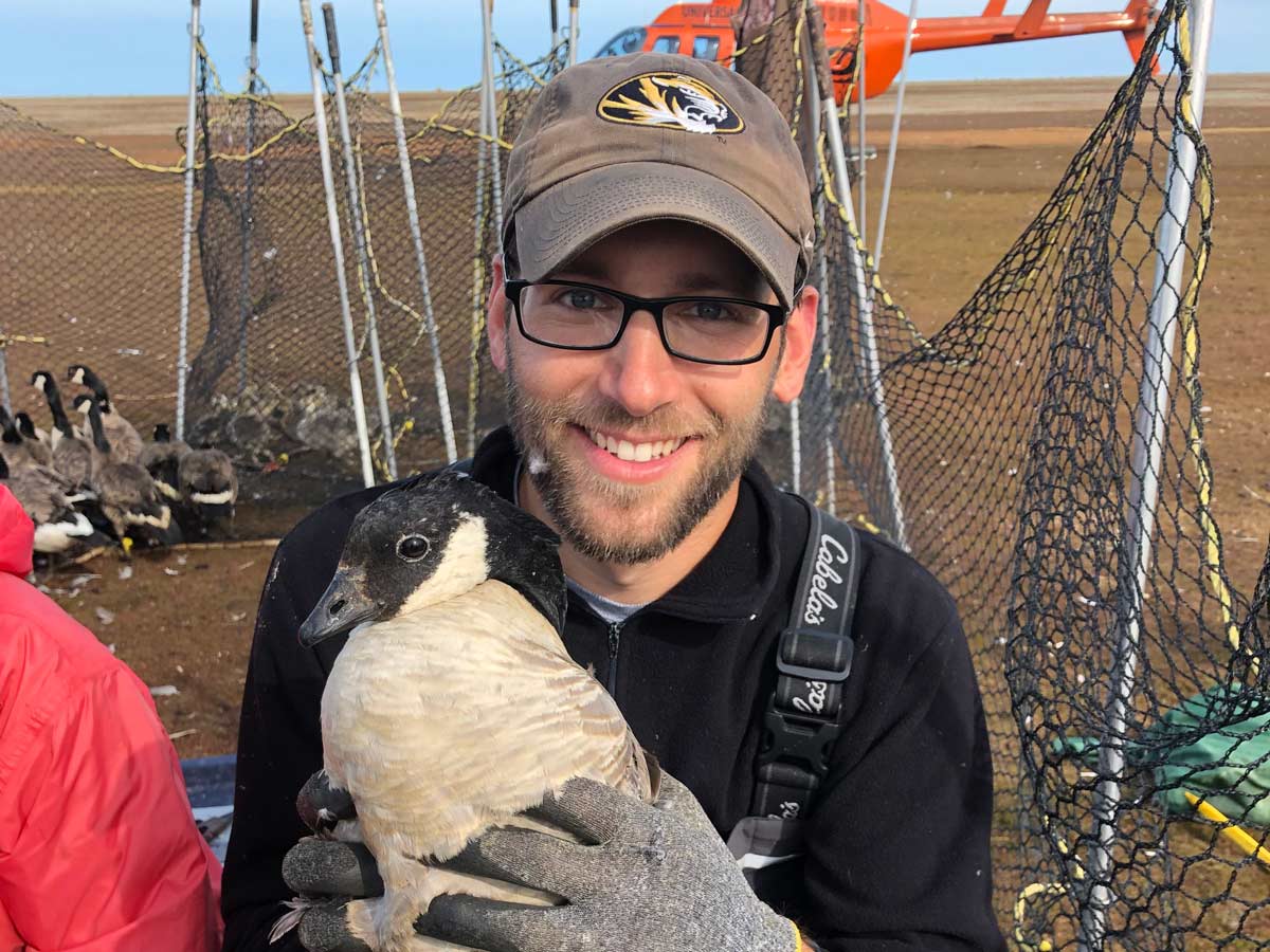 Dr. Mitch Weegman is the new Ducks Unlimited Canada Endowed Chair in Wetland and Waterfowl Conservation in the College of Arts and Science. (Photo courtesy of Dr. Mitch Weegman)