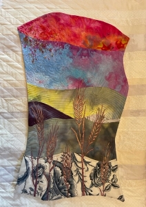 textile landscape artwork