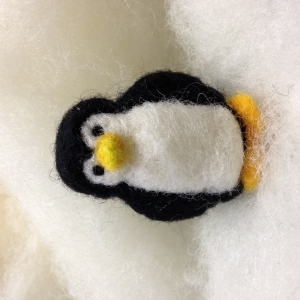 felted penguin