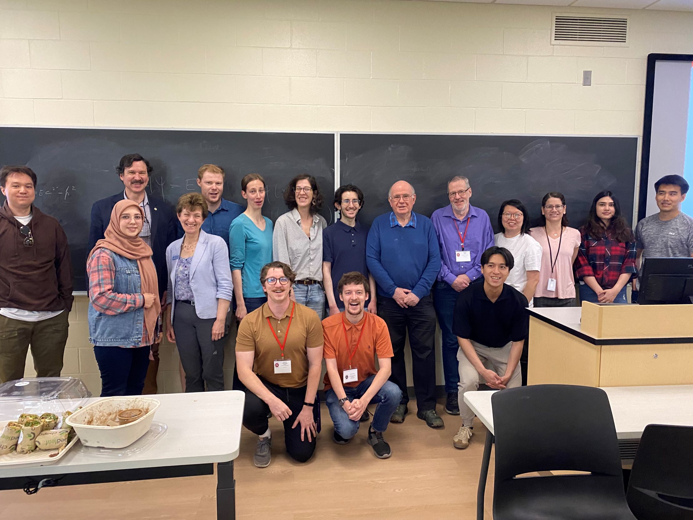 Eliezer Rabinovici with INSPIRE Fellows and Faculty
